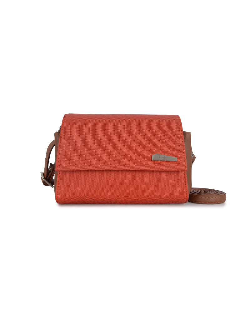 Jingle Orange Medium Satchel Sling Bag