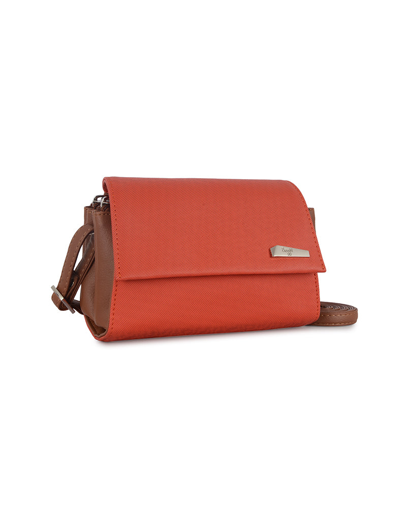 Jingle Orange Medium Satchel Sling Bag