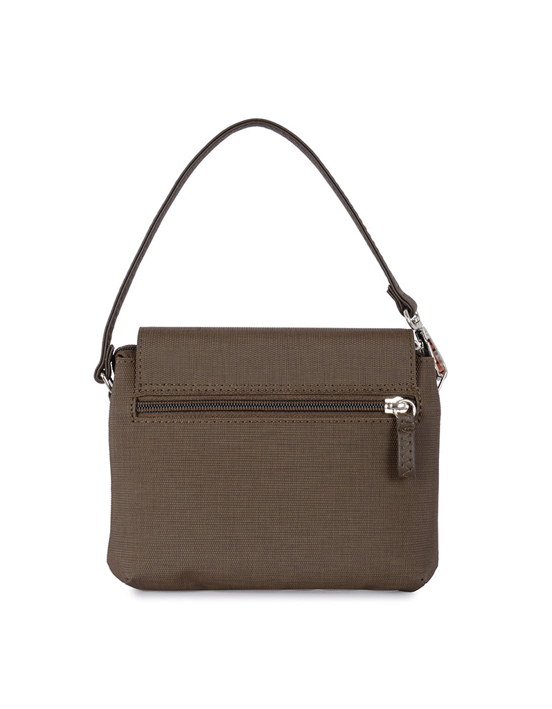 Kaira Brown Large Baguette Sling Bag