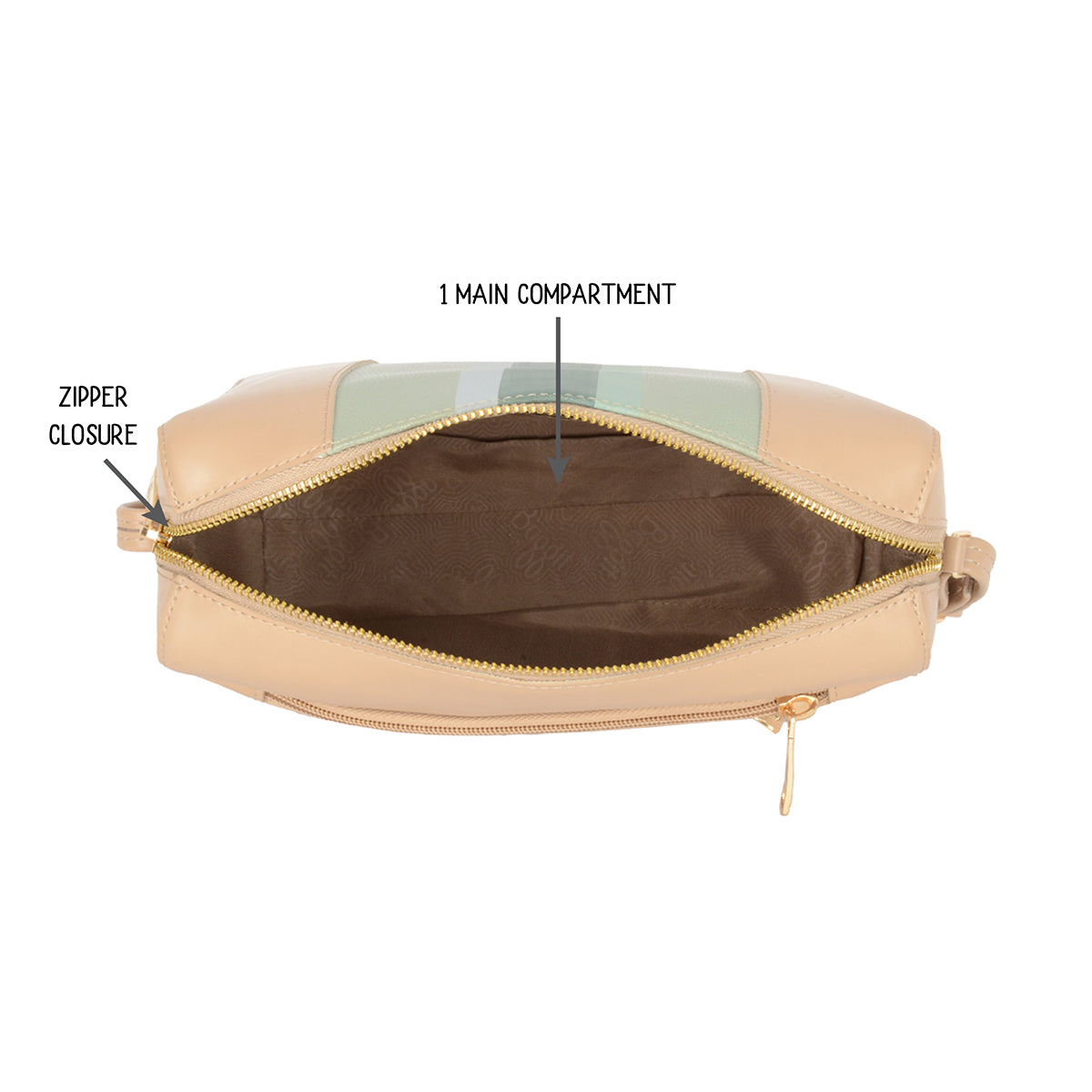 Khaas Beige Small Duffel Sling Bag