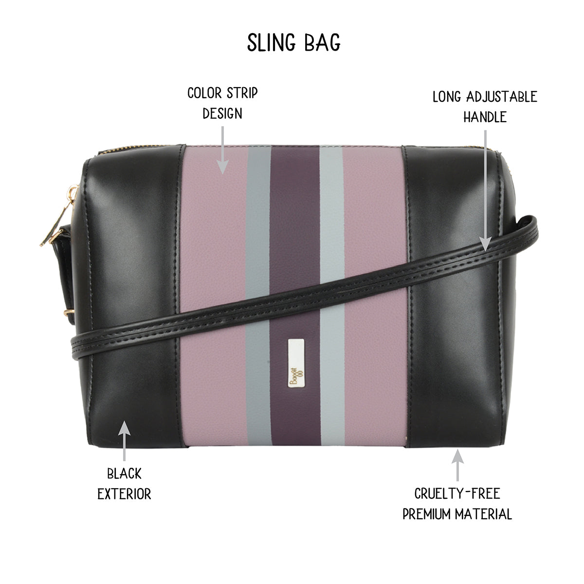 Khaas Black XS Duffel Sling Bags