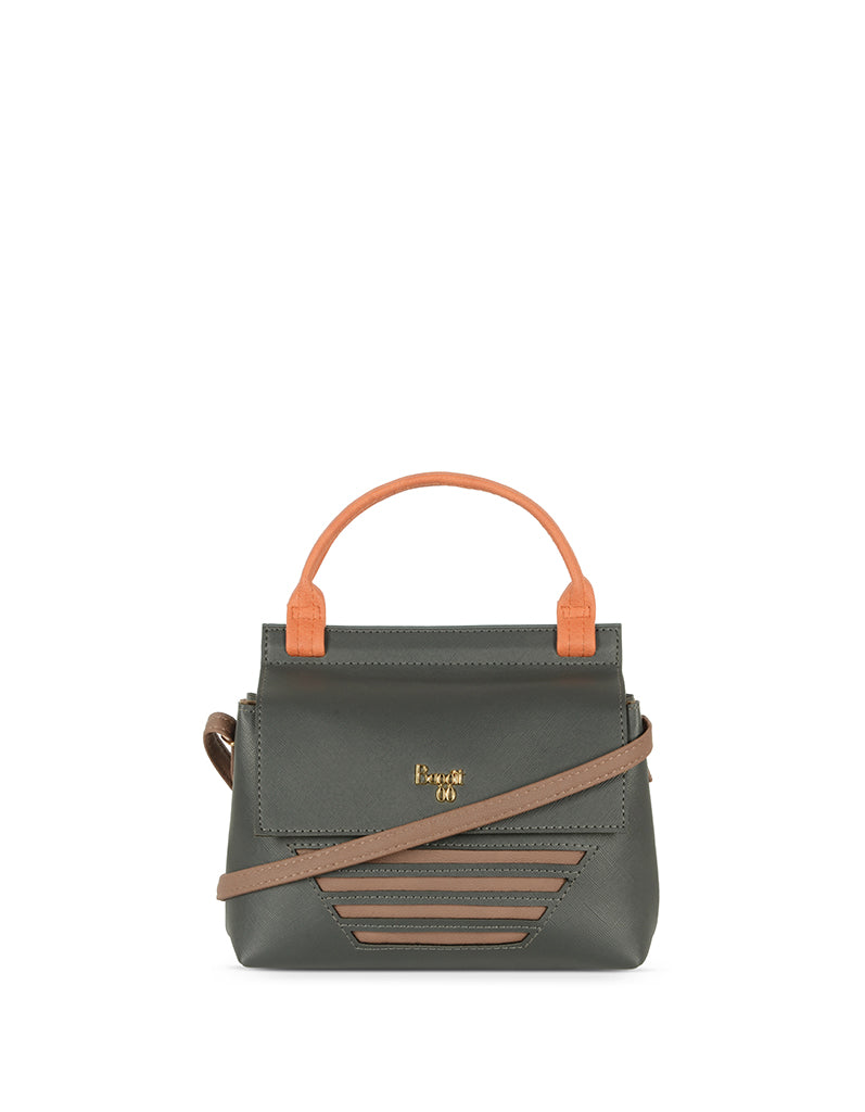 Lockup Grey Large Satchel Sling Bag