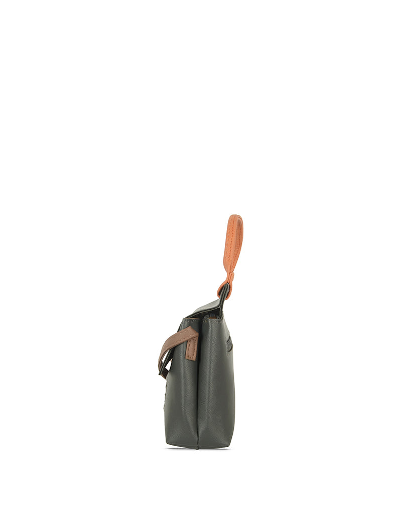 Lockup Grey Large Satchel Sling Bag