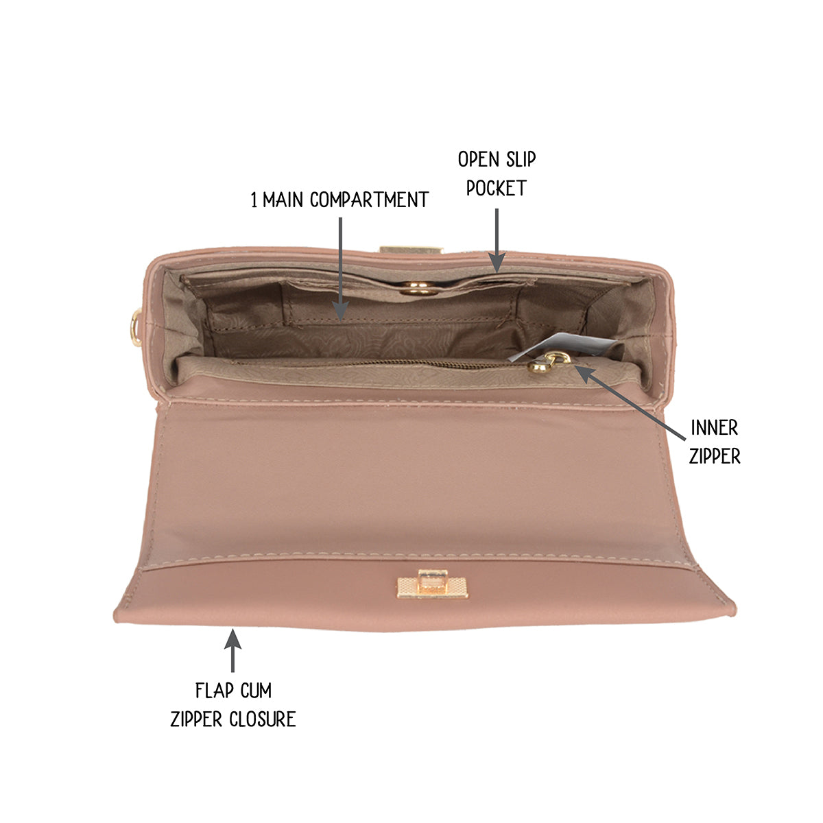 Minute Brown XXXS Tote Sling Bags