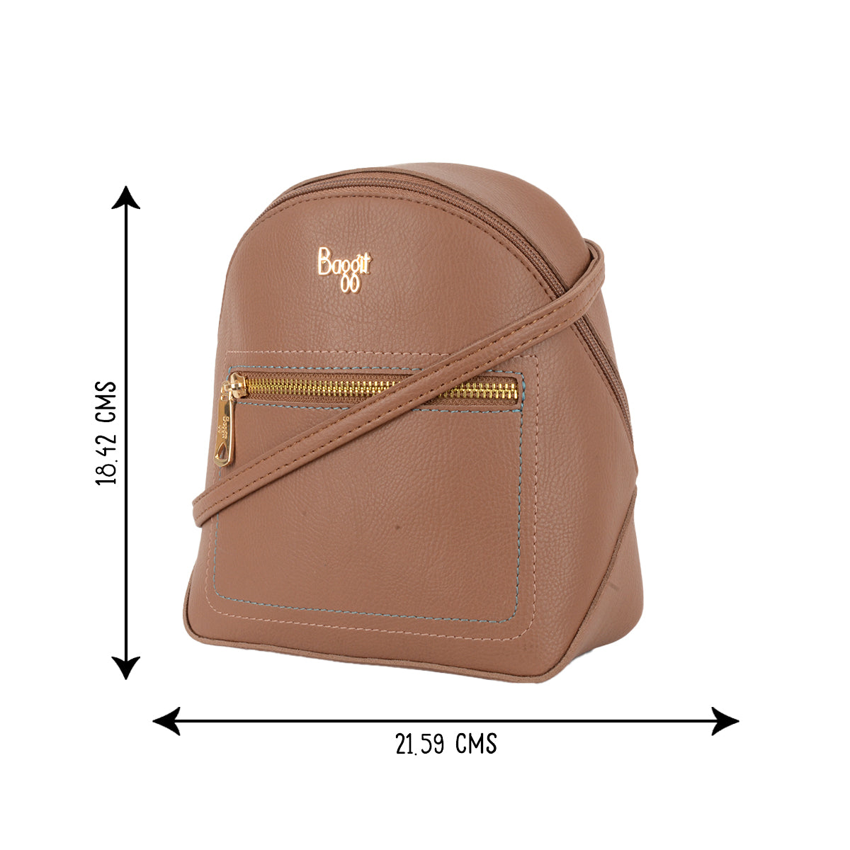 Oshu Brown XS Backpack Sling Bags