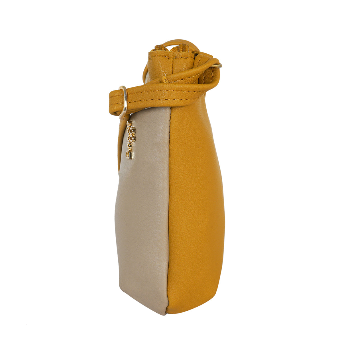 Overlay Yellow Large Hobo Sling Bag