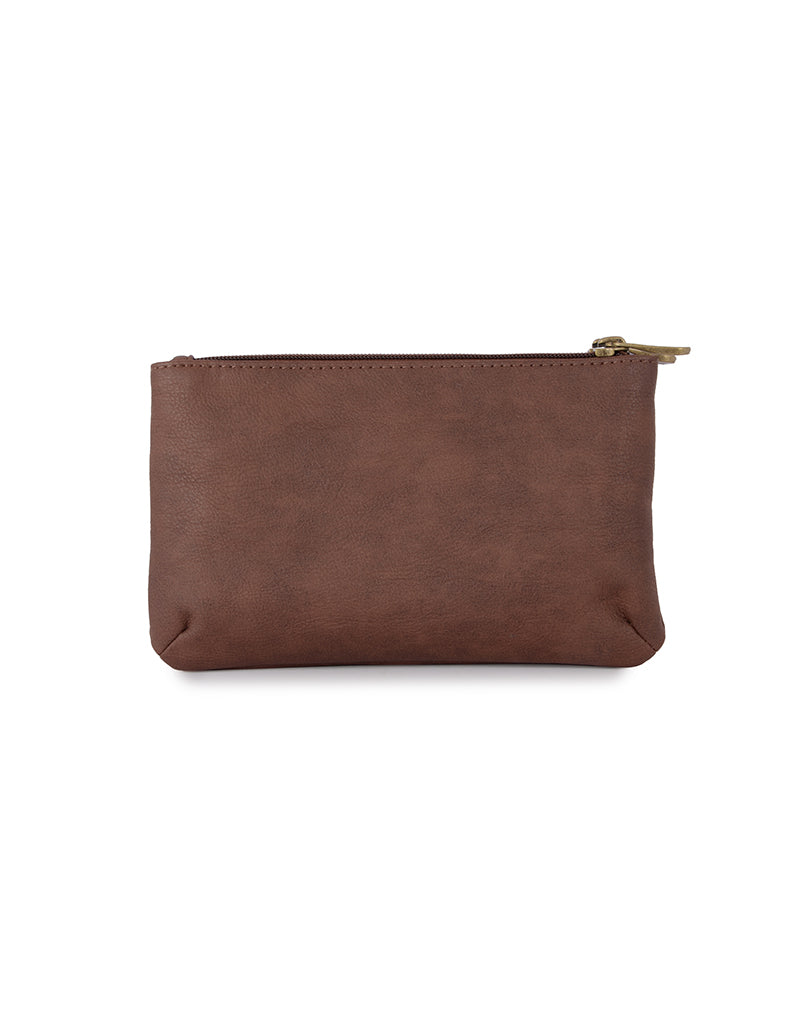 Rangle Brown Large Baguette Sling Bag