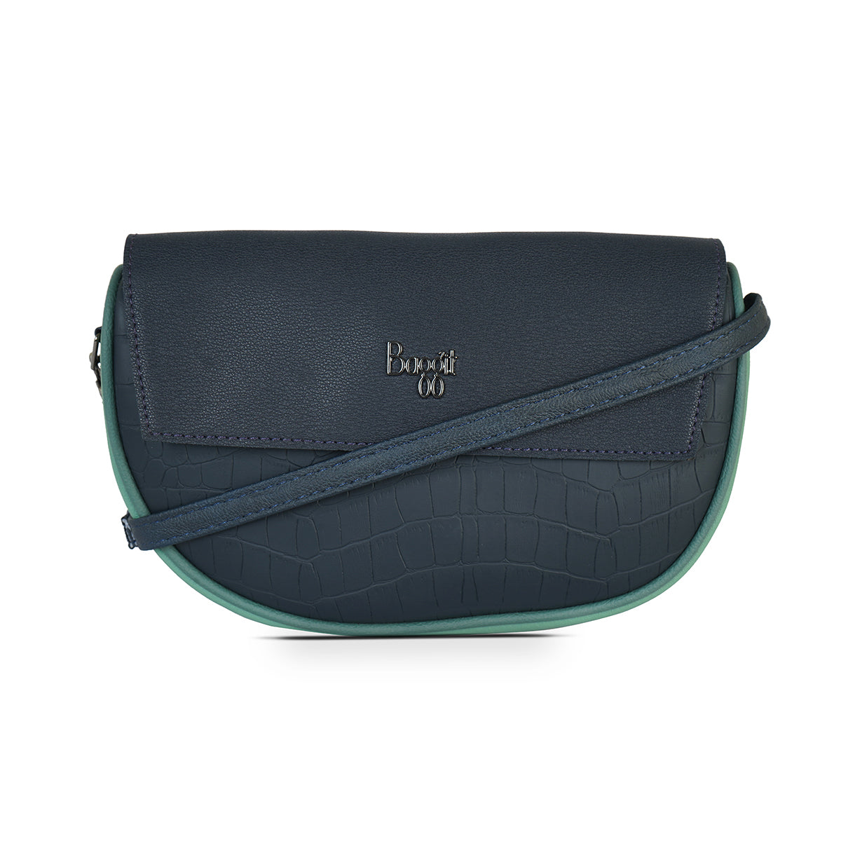 Romp Blue Large Saddle Sling Bag