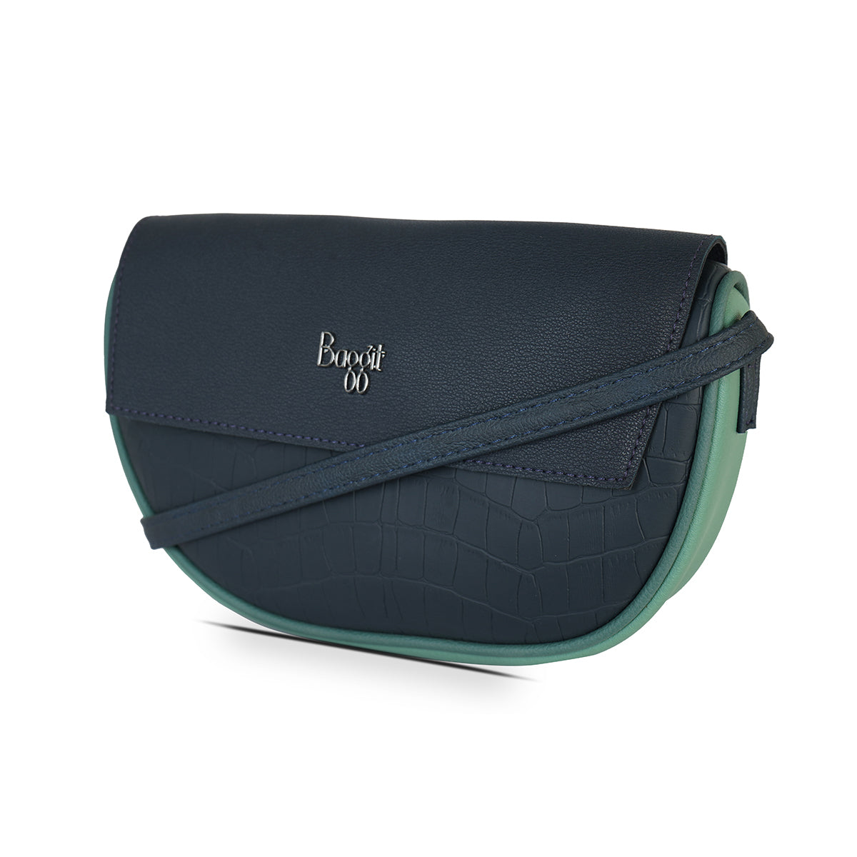 Romp Blue Large Saddle Sling Bag
