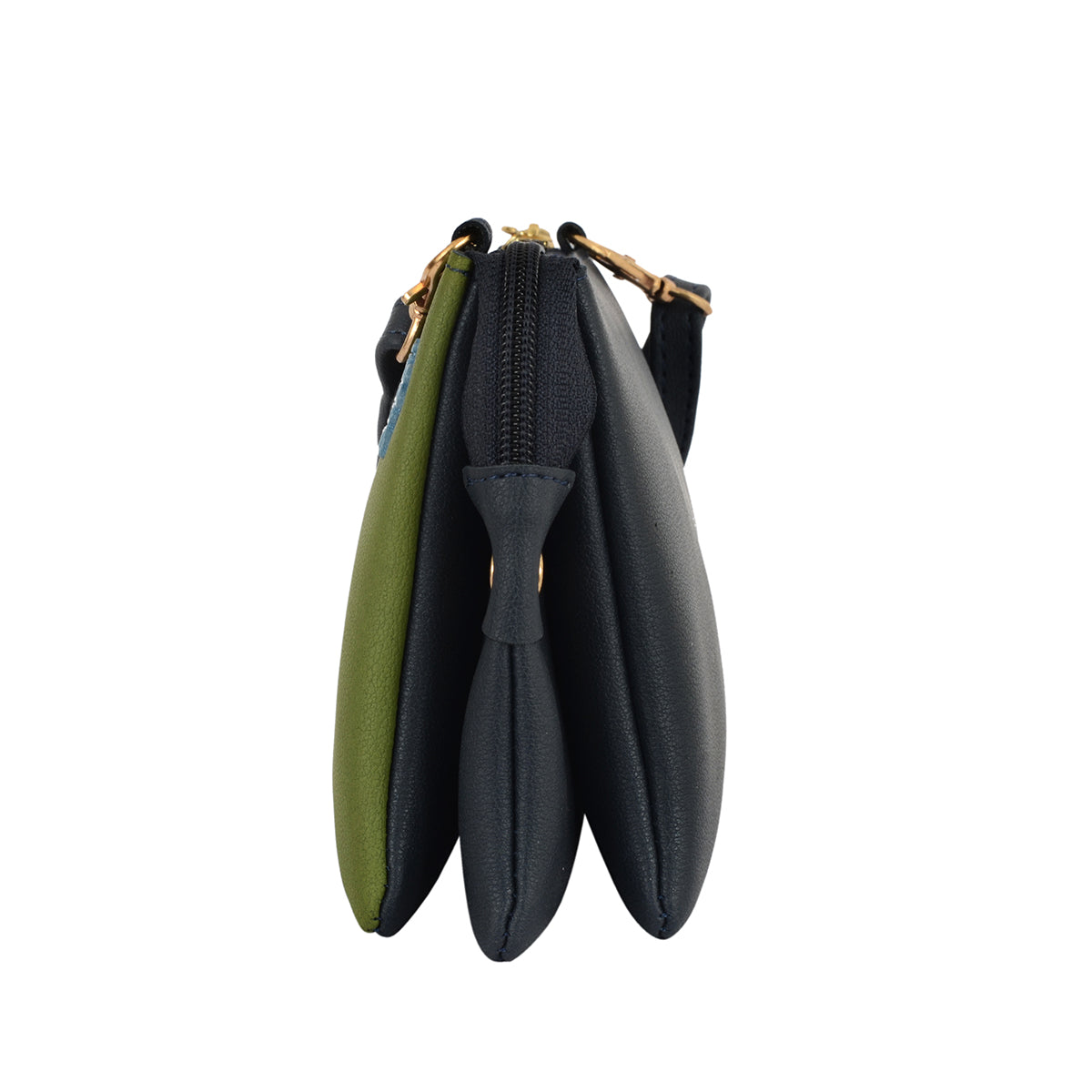 Shuffle Blue Large Satchel Sling Bag