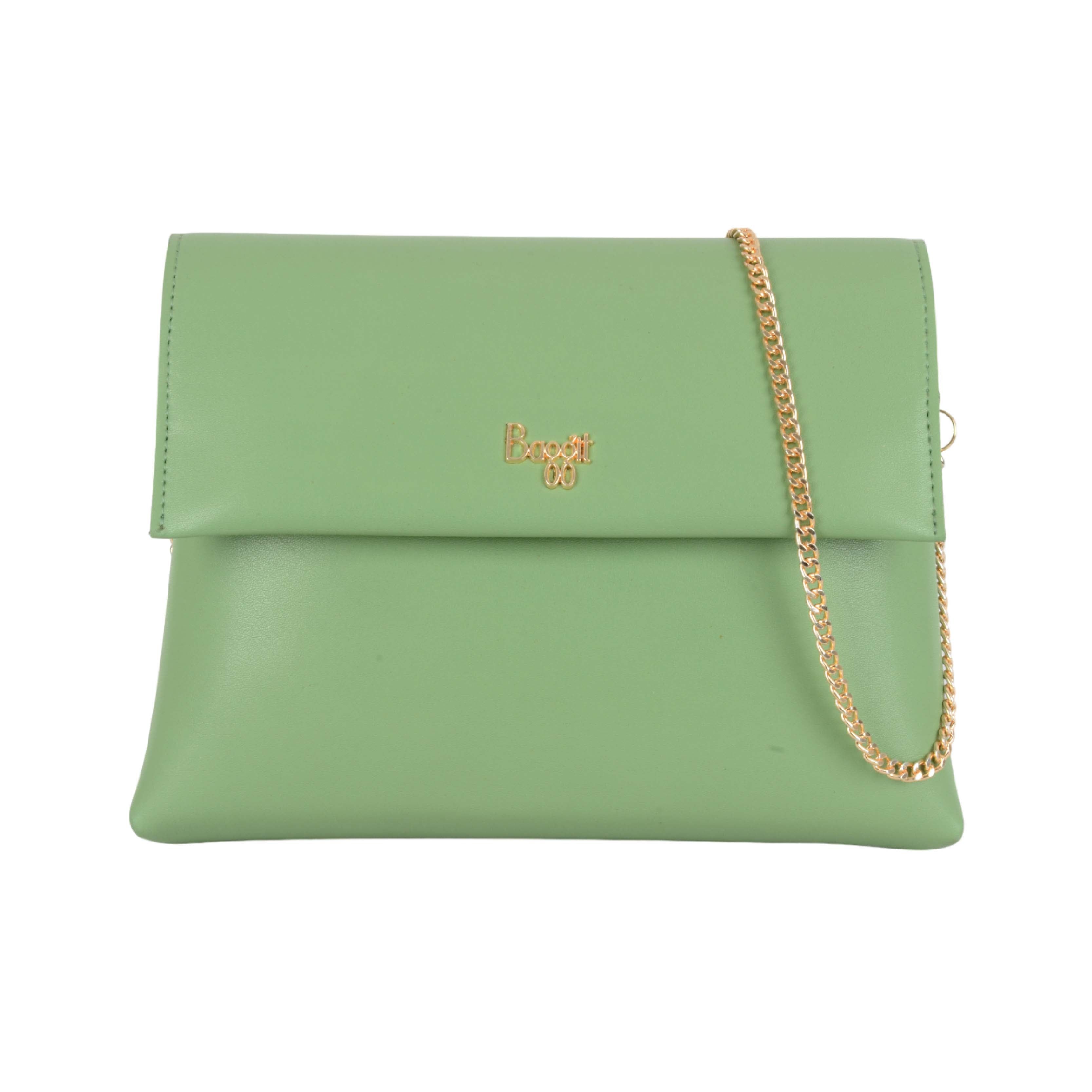 Snowflakes Green XS Satchel Sling Bags