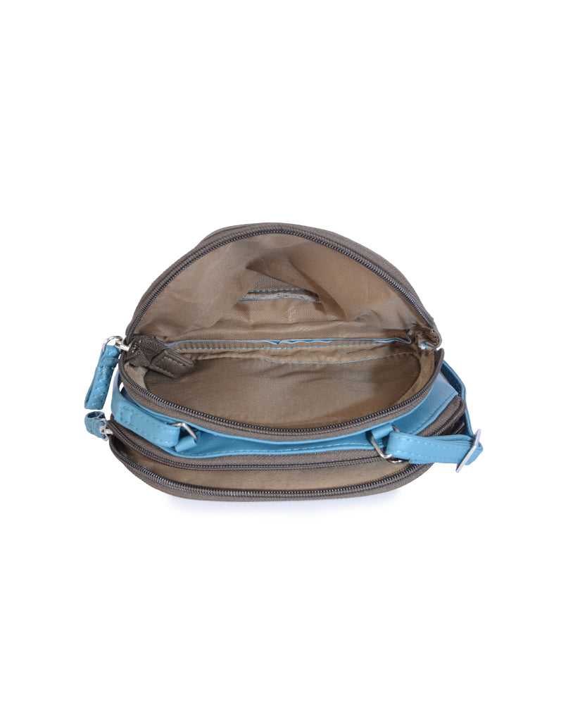 Trown Brown Oversize Bowling Sling Bag