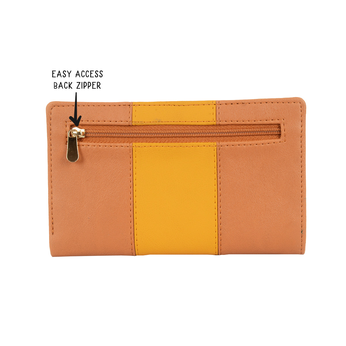 Ace Orange Medium Two Fold Wallets