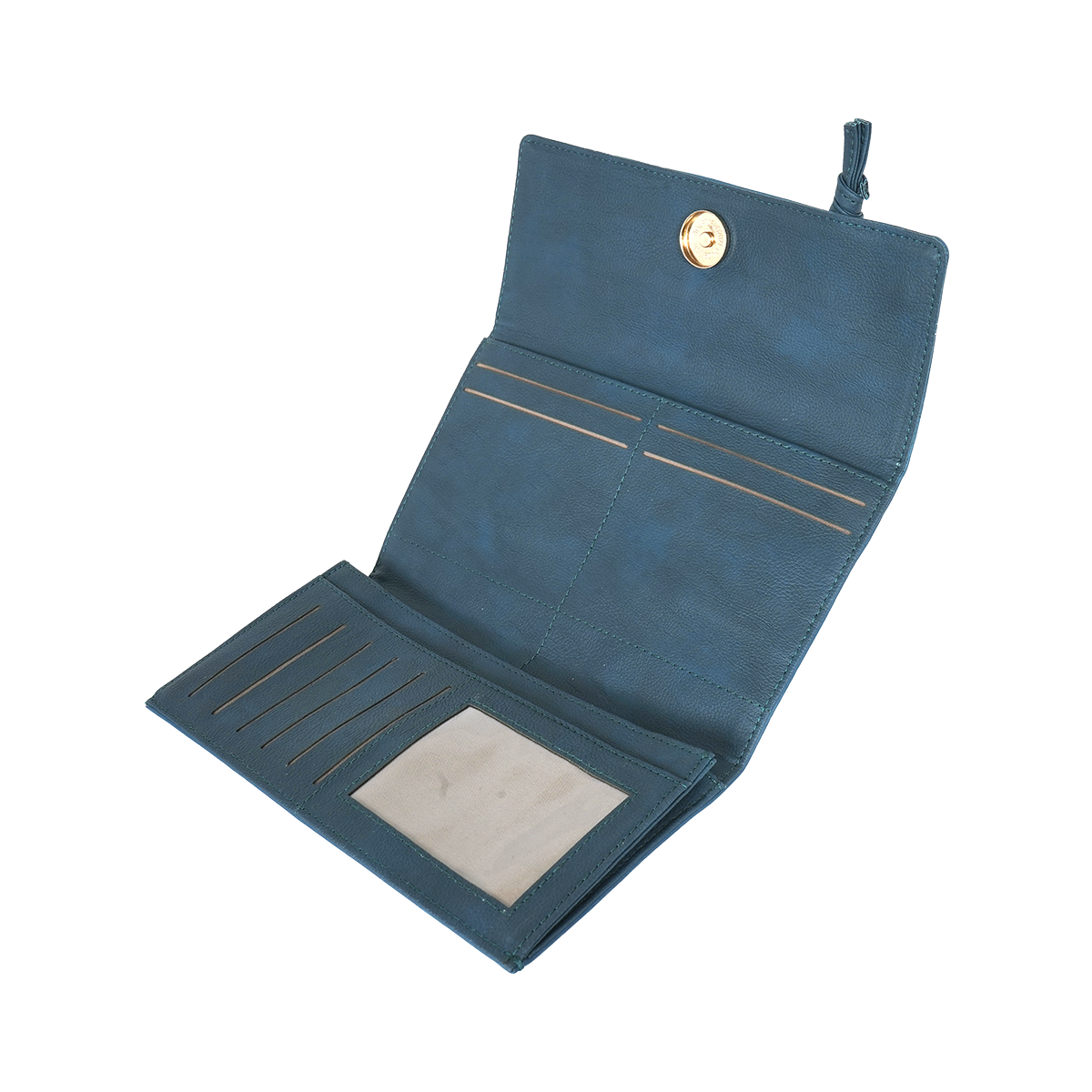 Maryam Blue Large Three Fold wallets