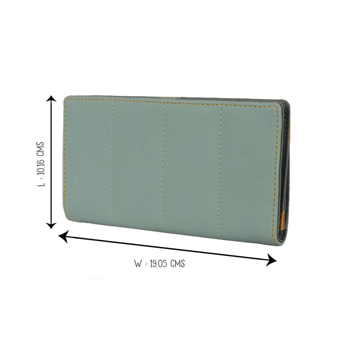 Misty Blue Large Two Fold Wallet