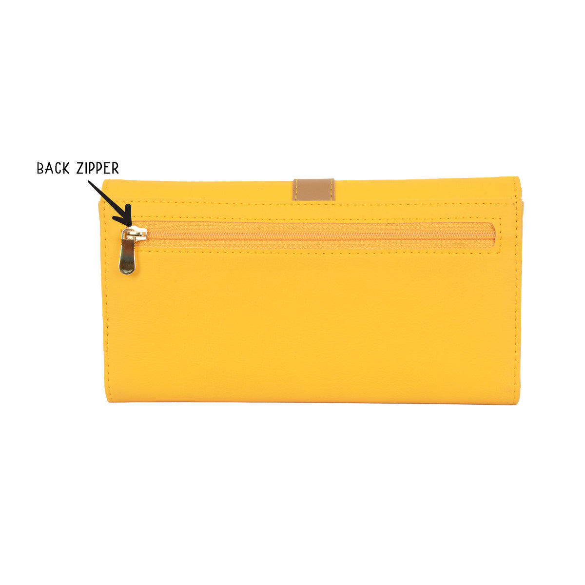 Snowdrop Yellow Large Basic Wallet