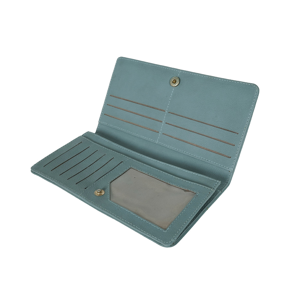 Stall Blue Large Two Fold Wallet