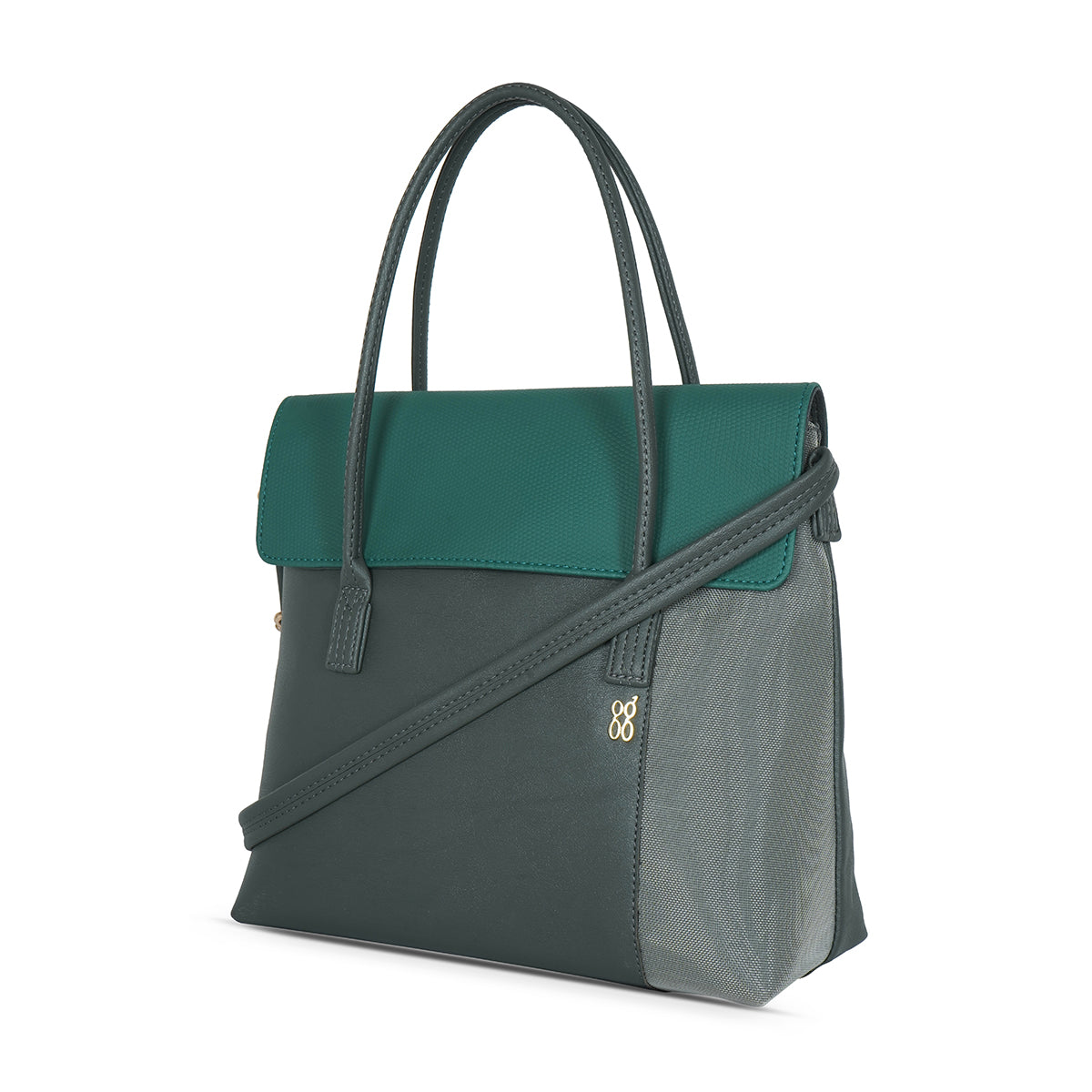 Abeline Grey Medium Satchel Bag