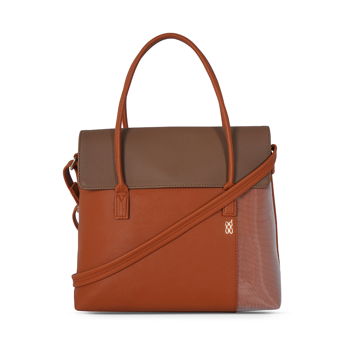 Abeline Tan Medium Satchel Bag