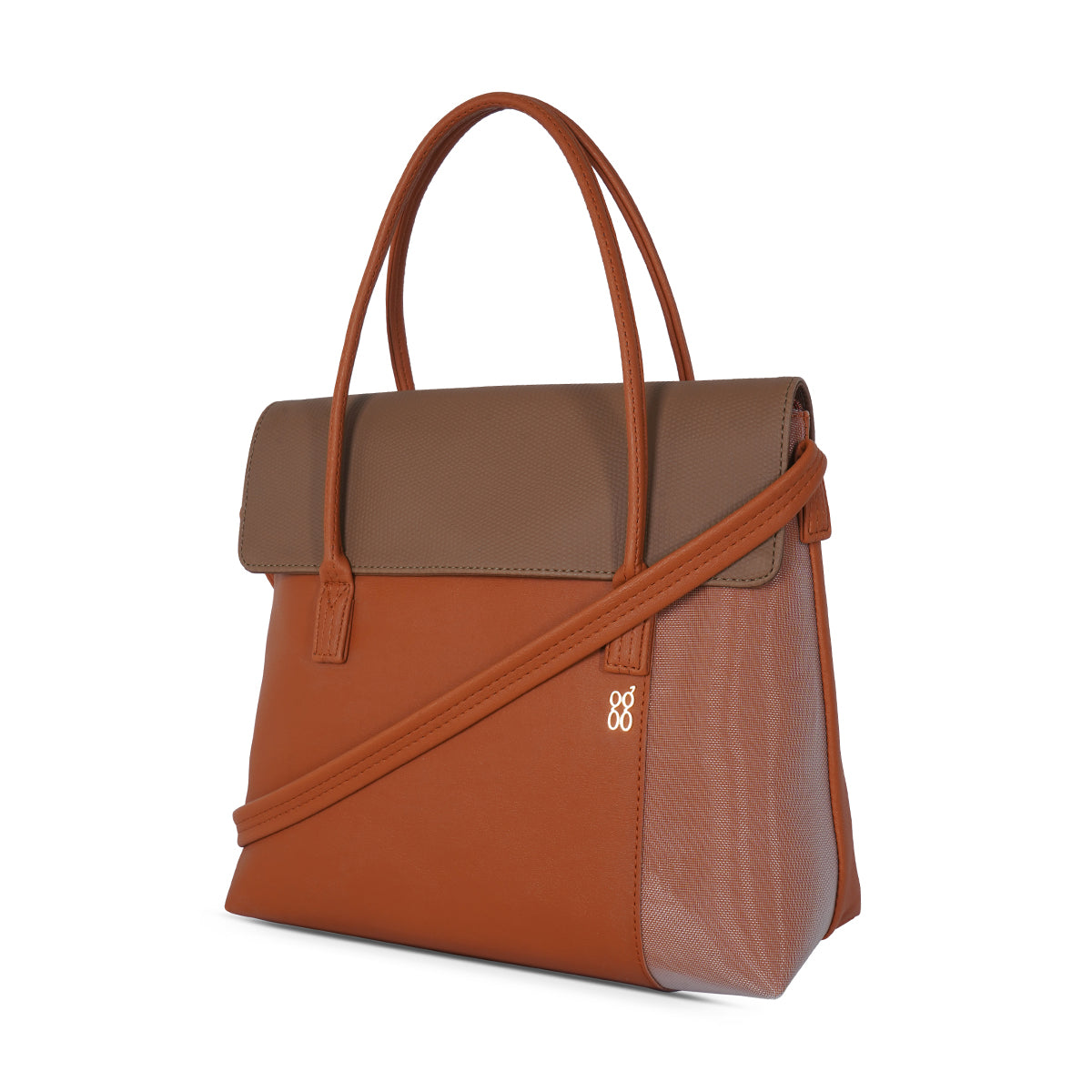 Abeline Tan Medium Satchel Bag
