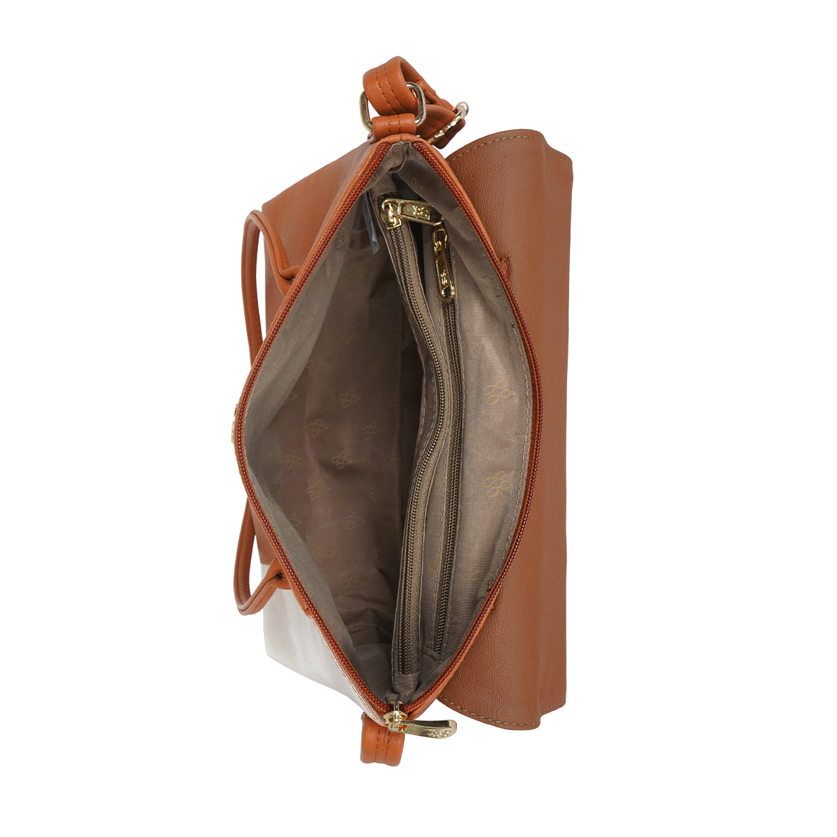 Abeline Tan Medium Satchel Bag