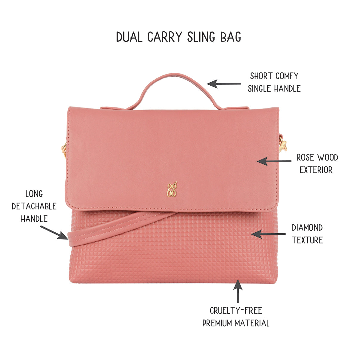 Afro Rose Wood Small Tote Bag