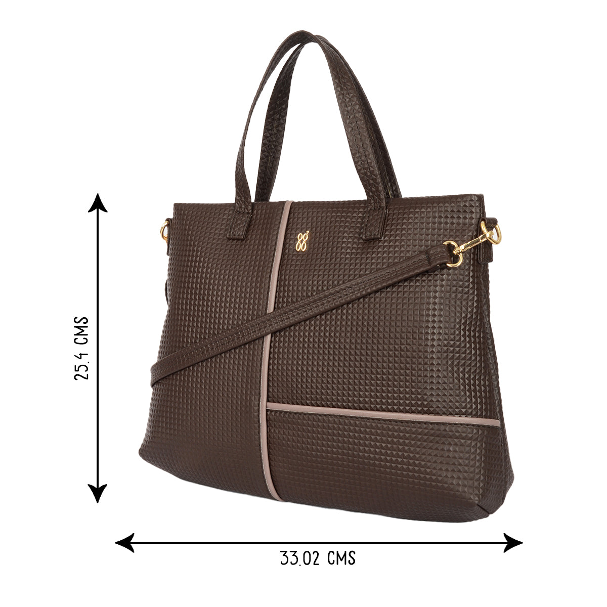 Airy Brown Medium Tote Bag
