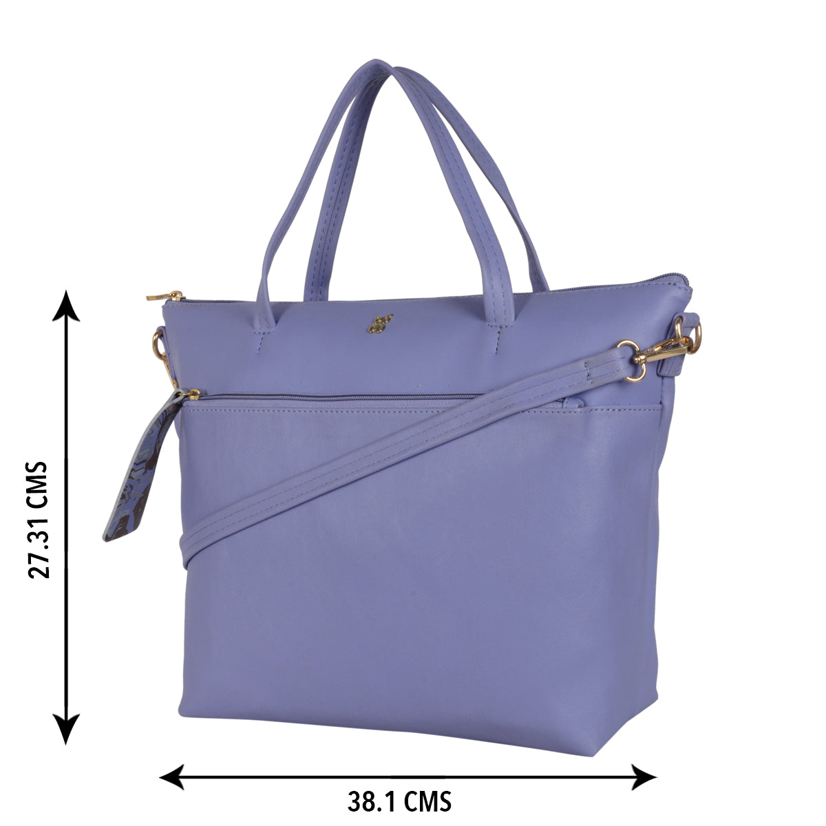 Apple Purple Large Tote Bag