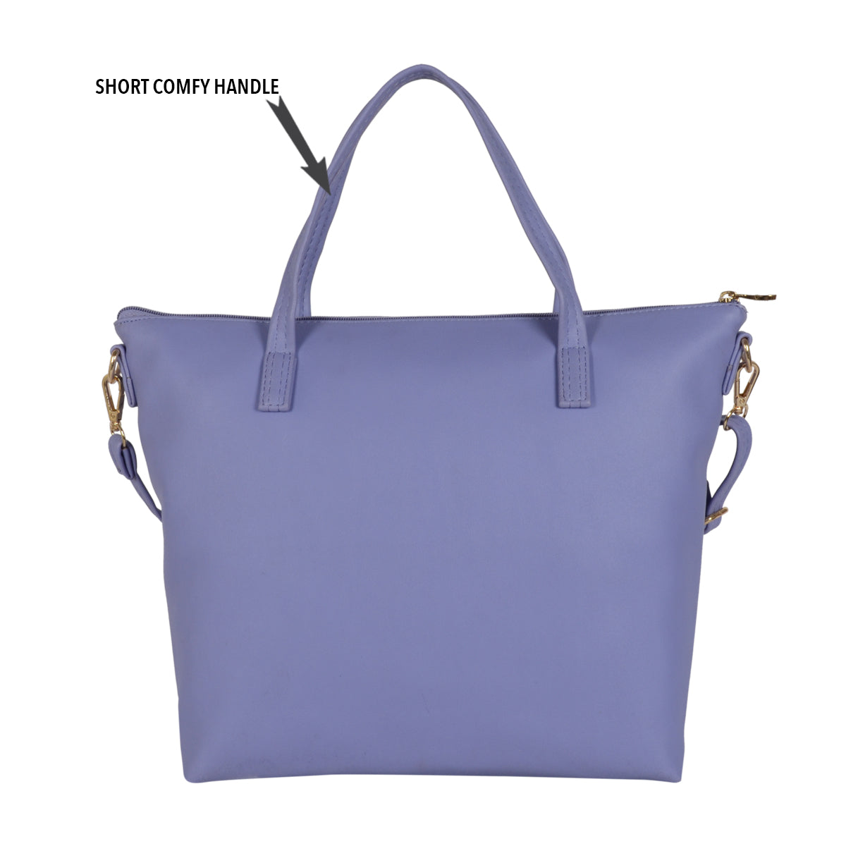 Apple Purple Large Tote Bag