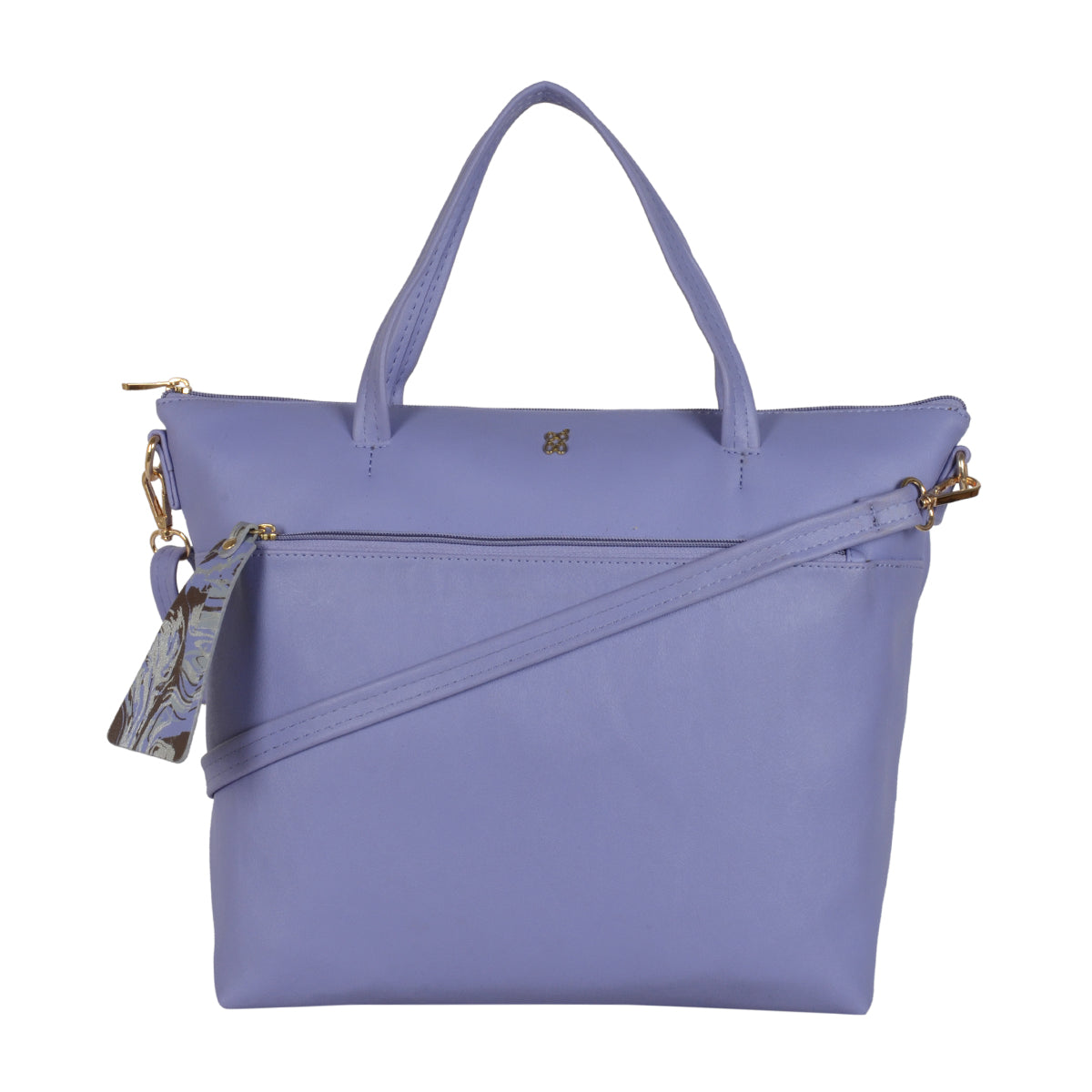 Apple Purple Large Tote Bag