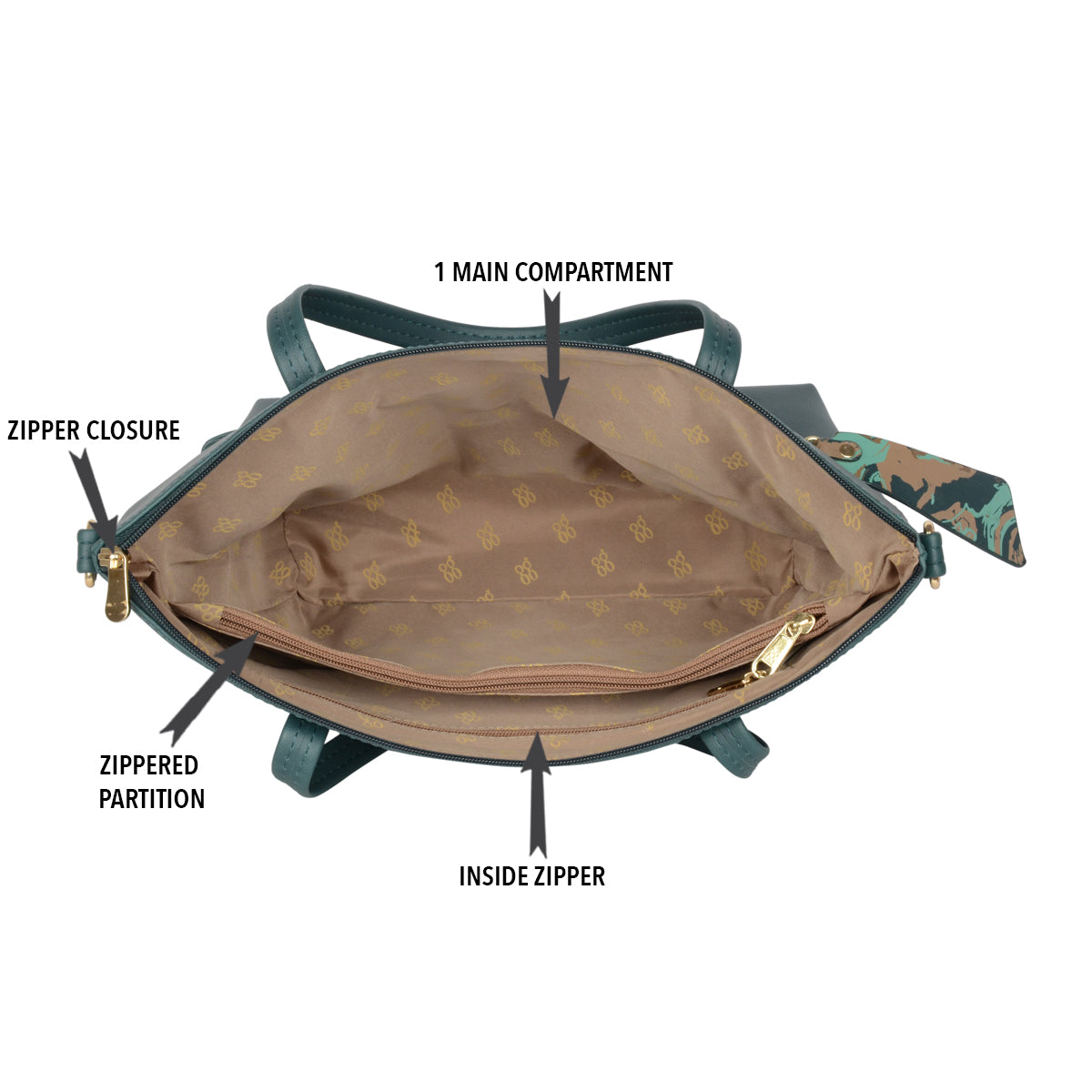 Apple Green Large Tote Bag