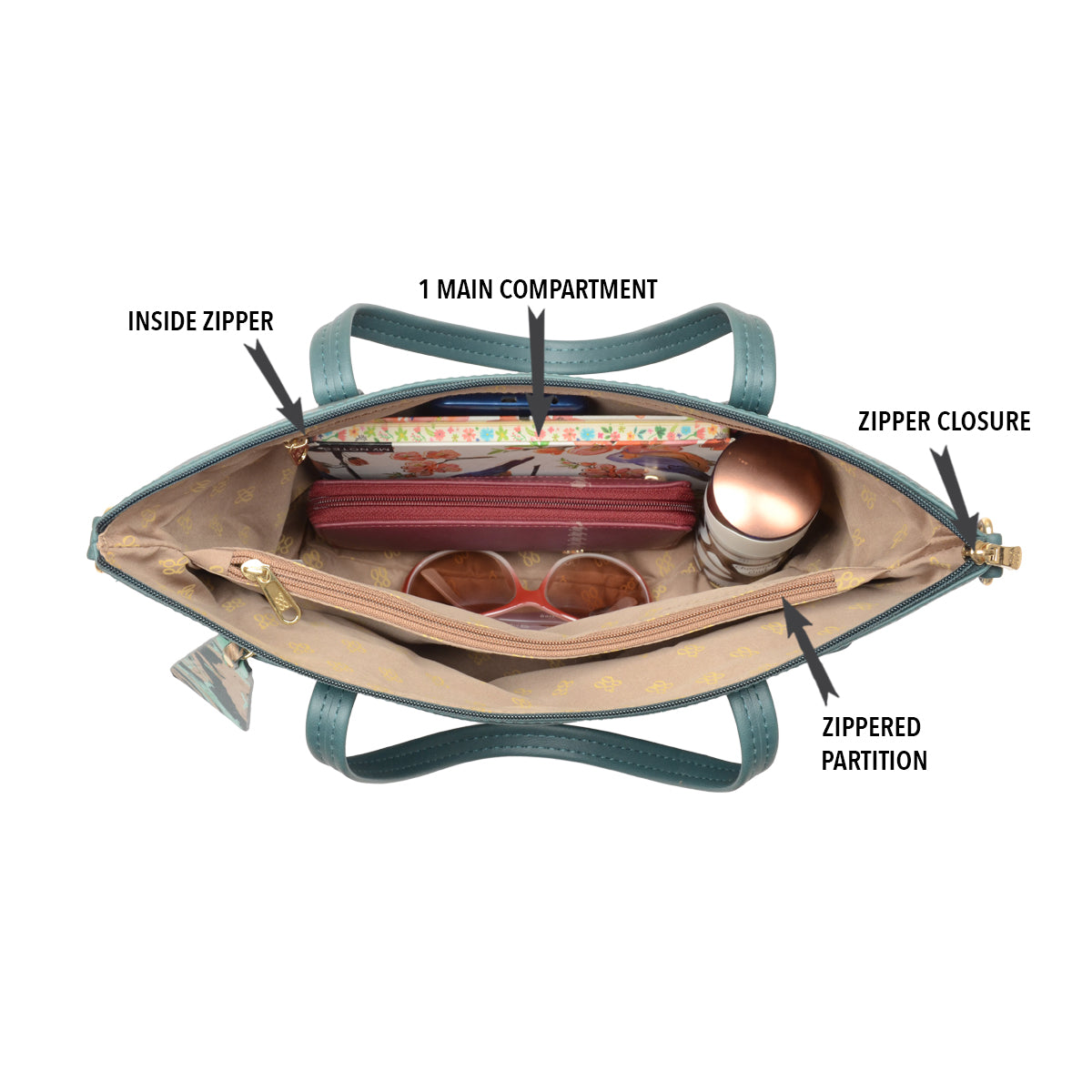 Apple Green Large Tote Bag