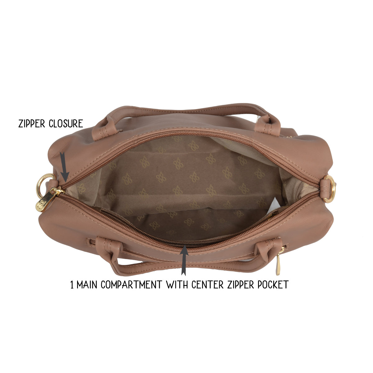 Arboreal Beige Medium Duffel Bag