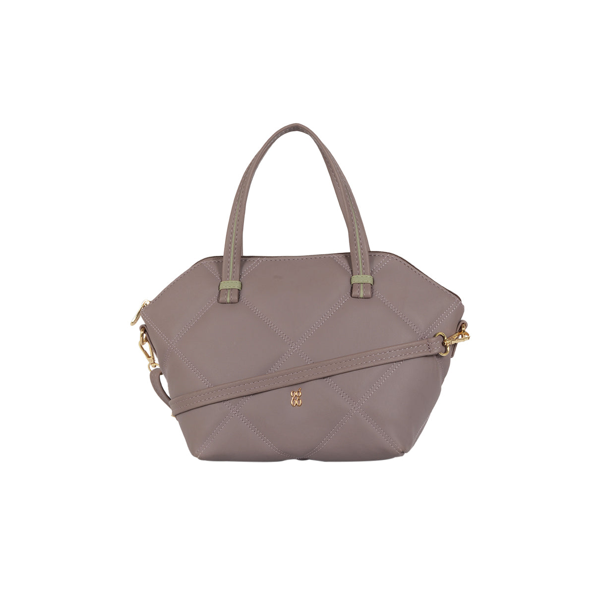 Basil Purple Medium Shoulder Bag