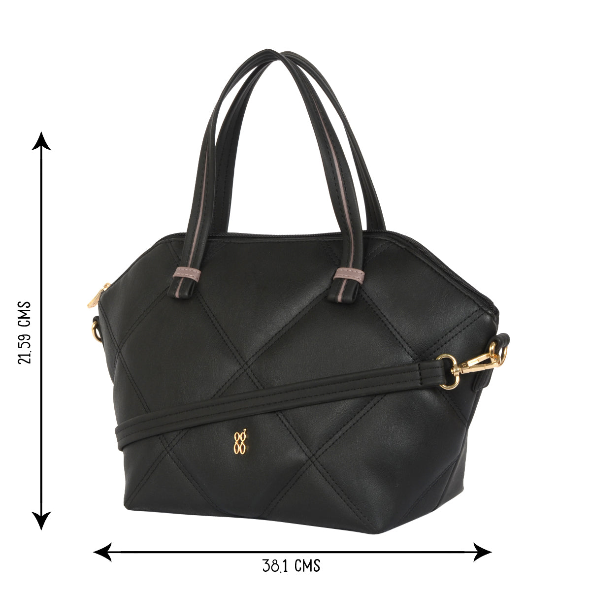 Basil Black Medium Bowling Bag