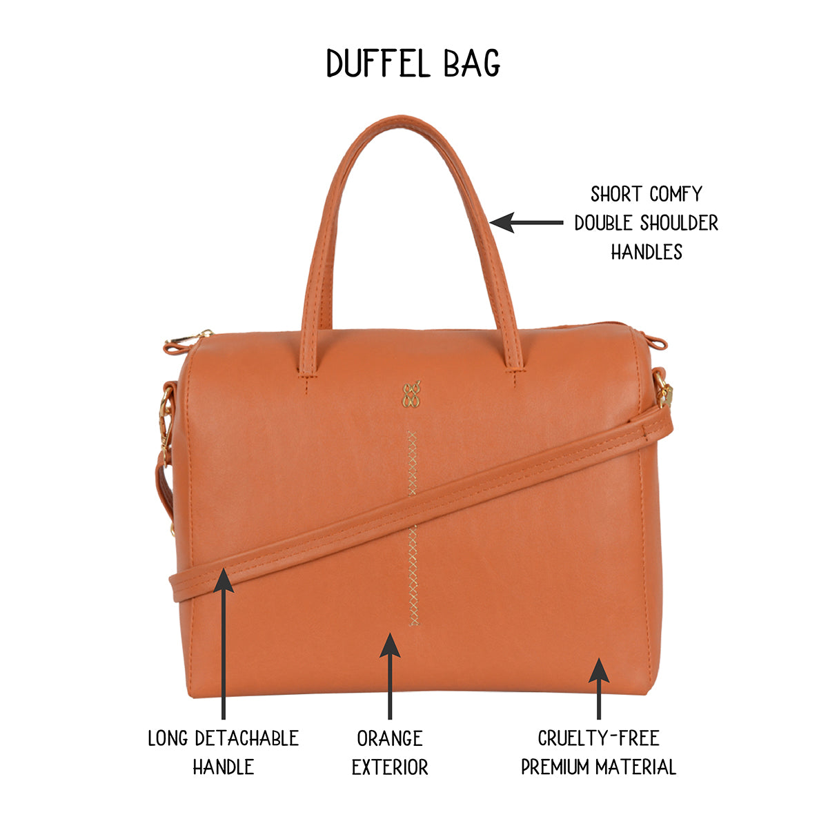 Beats Orange Medium Duffel Bag