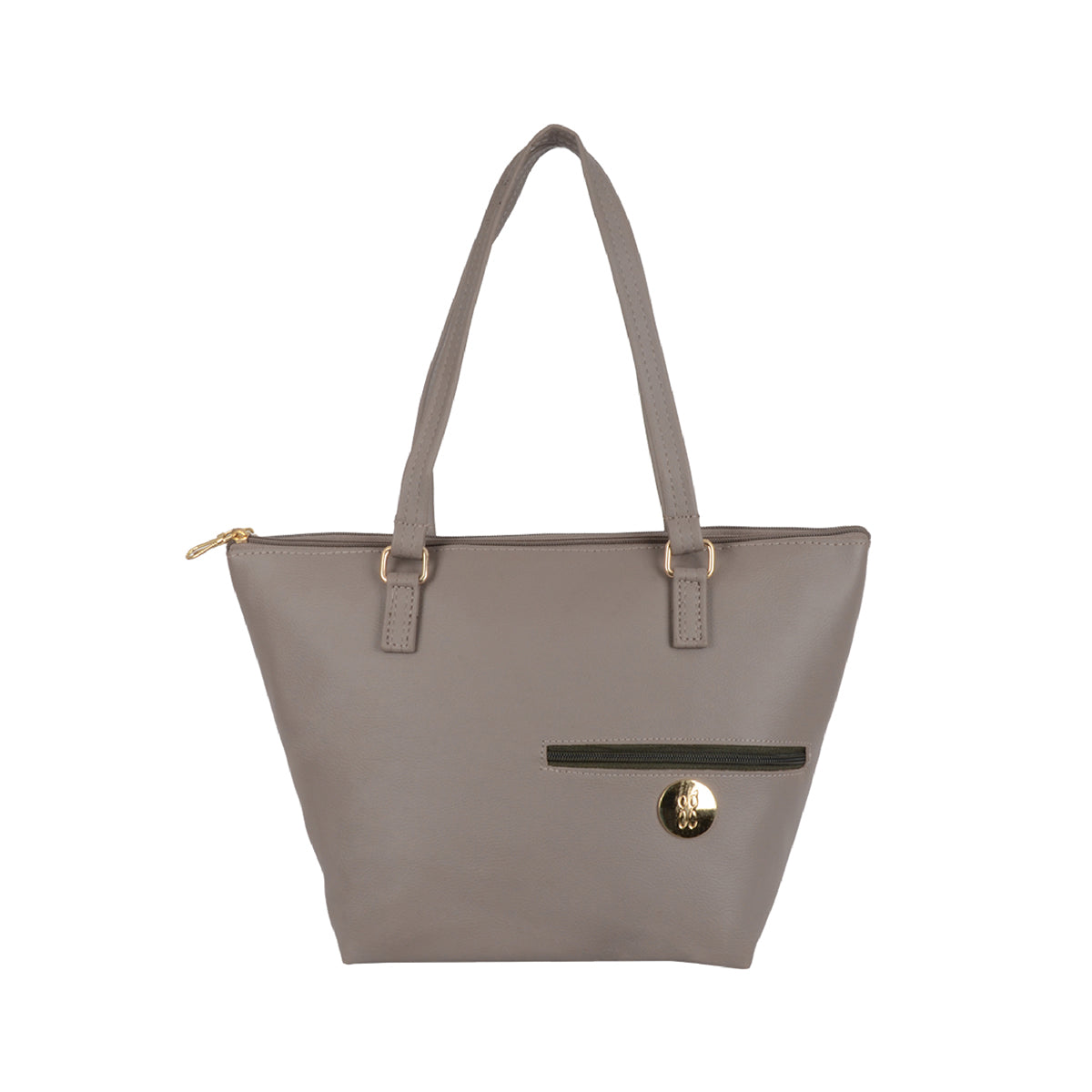 Bkinga Beige Medium Tote Bags