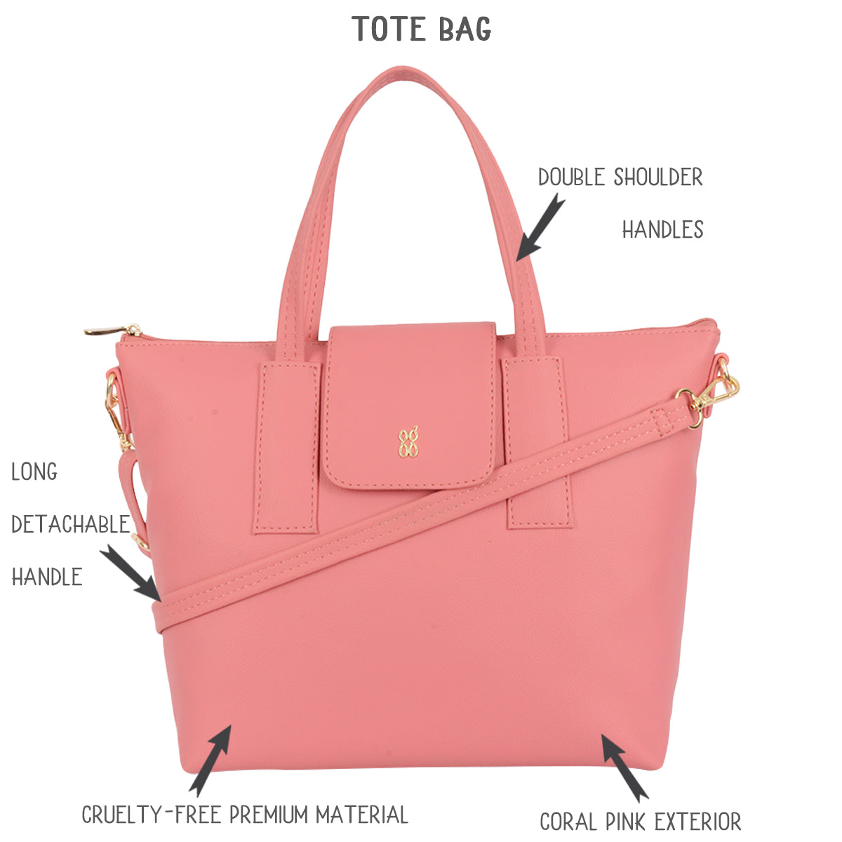 Blick Pink Large Tote Bags-1