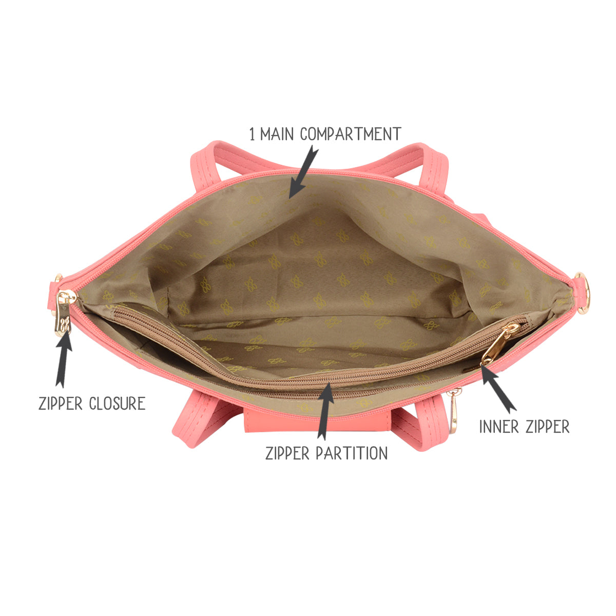 Blick Pink Large Tote Bags-1