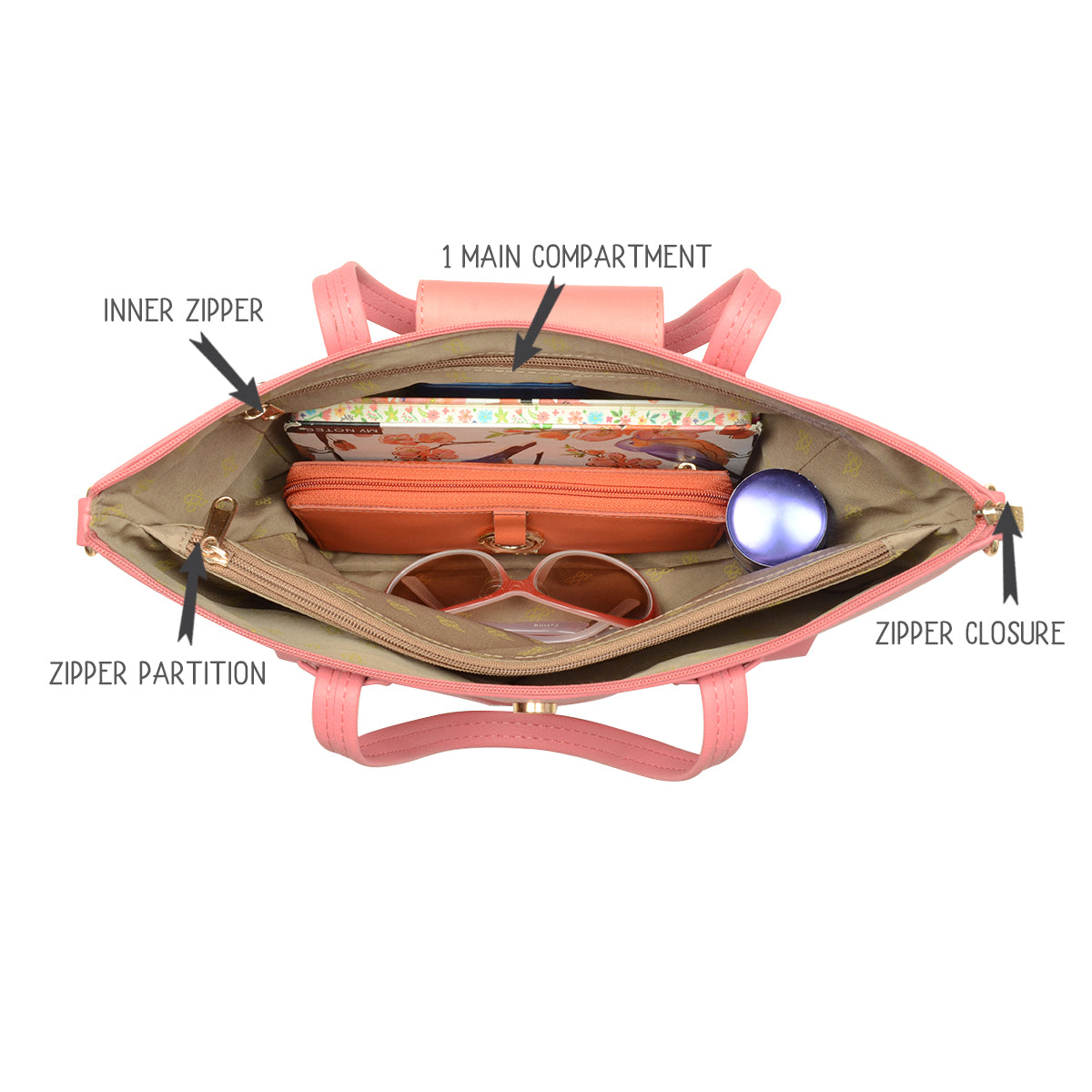 Blick Pink Large Tote Bags-1