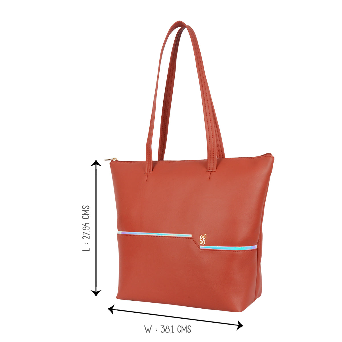 Borivali Red Large Tote Bag