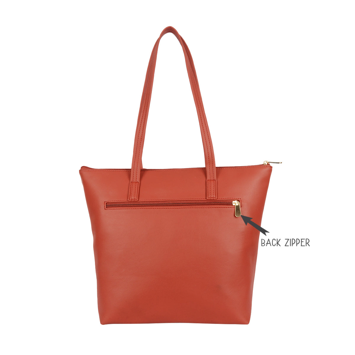 Borivali Red Large Tote Bag