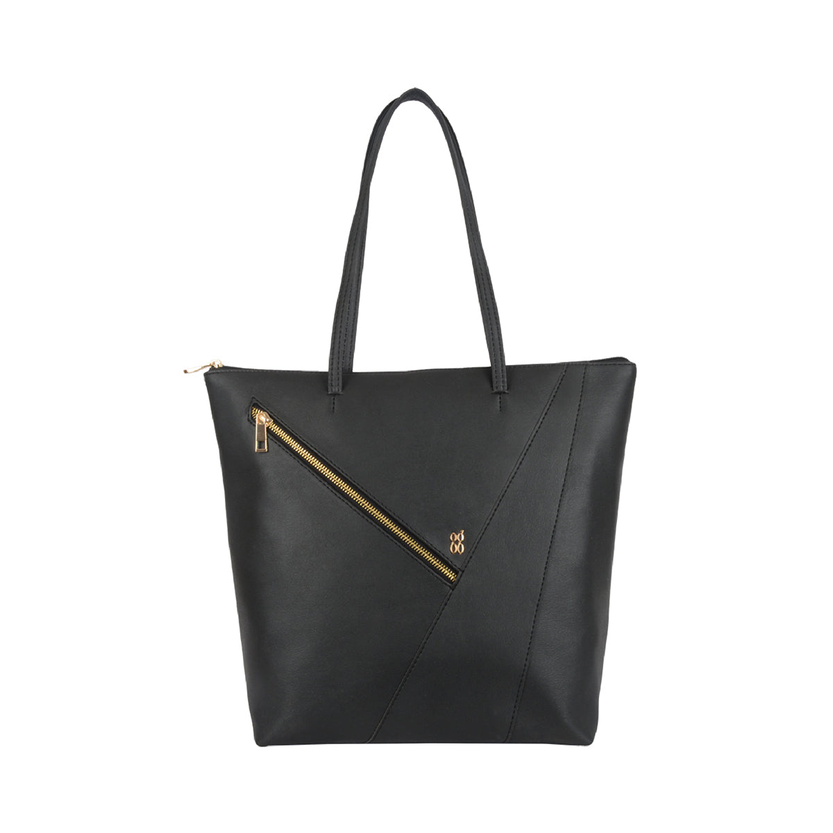 Claise Black Large Tote Bags
