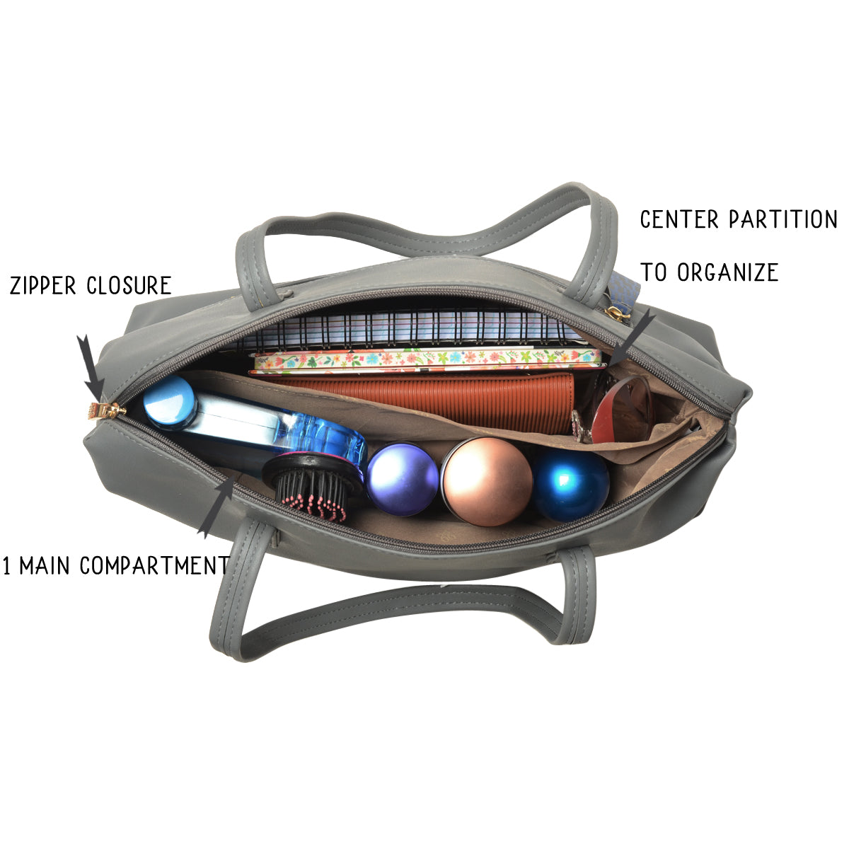 Clumpy M Grey Large Bowling Bags