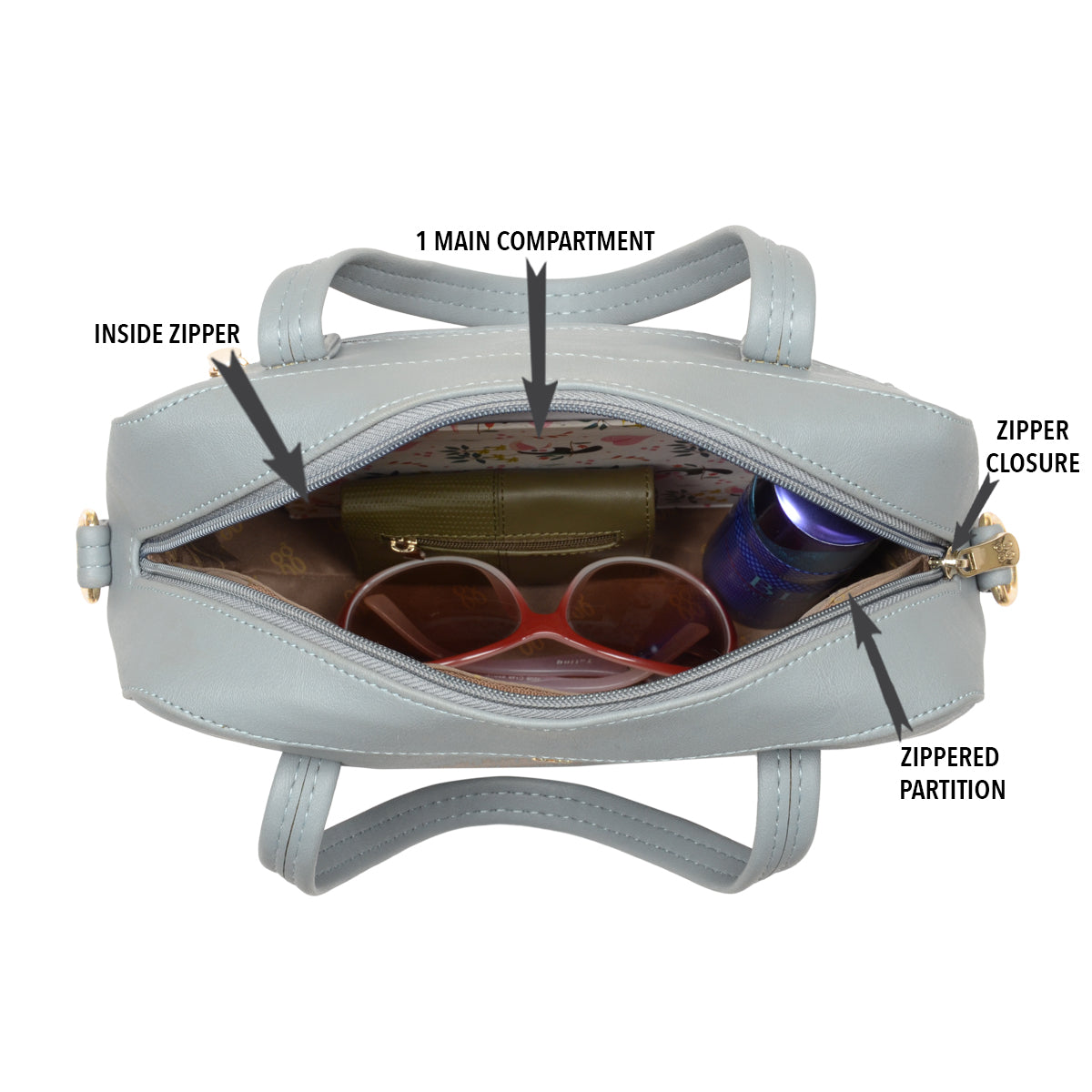 Computer Blue Small Shoulder Bag