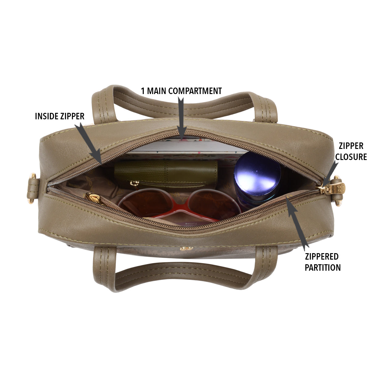 Computer Green Small Shoulder Bag