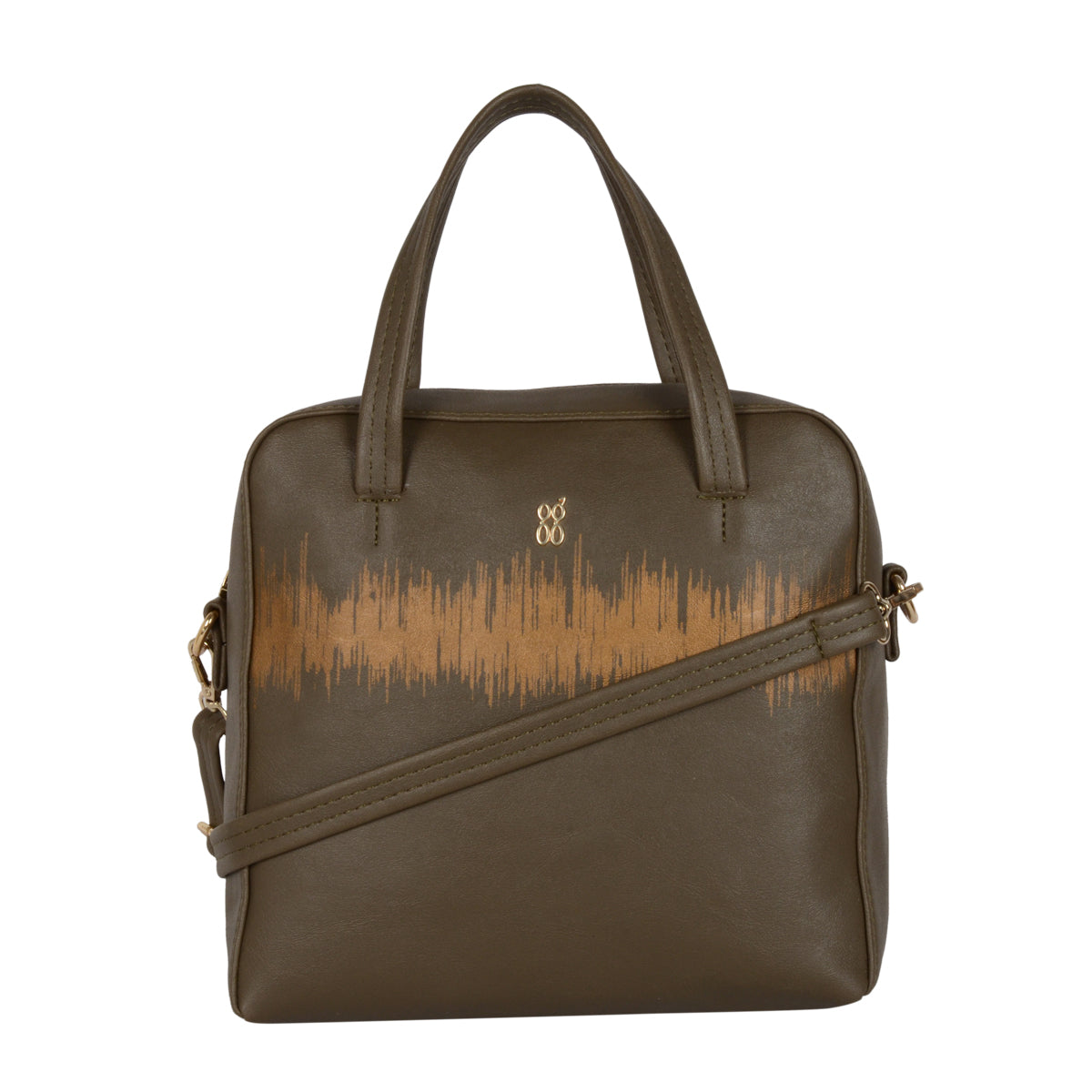 Computer Green Small Shoulder Bag