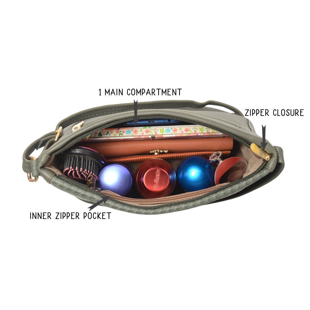 Corridor Green Medium Saddle Bags