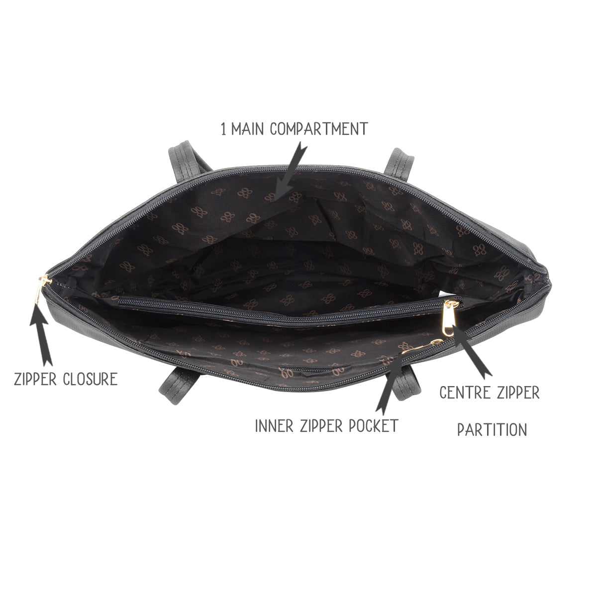 Crimp Black Large Bowling Bags-1