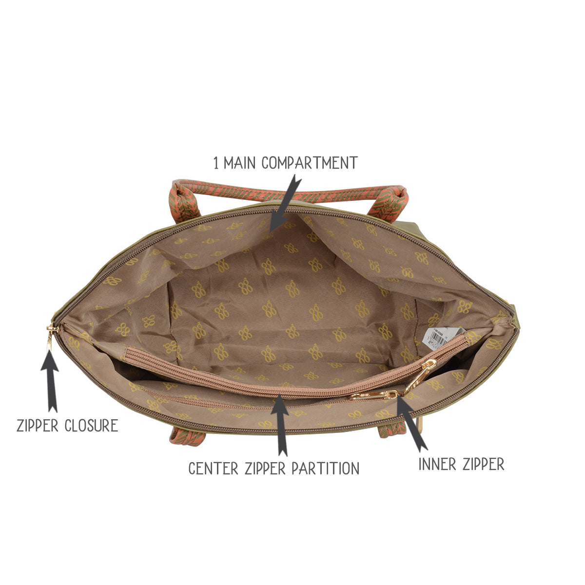 Darn Green Medium Tote Bags-1